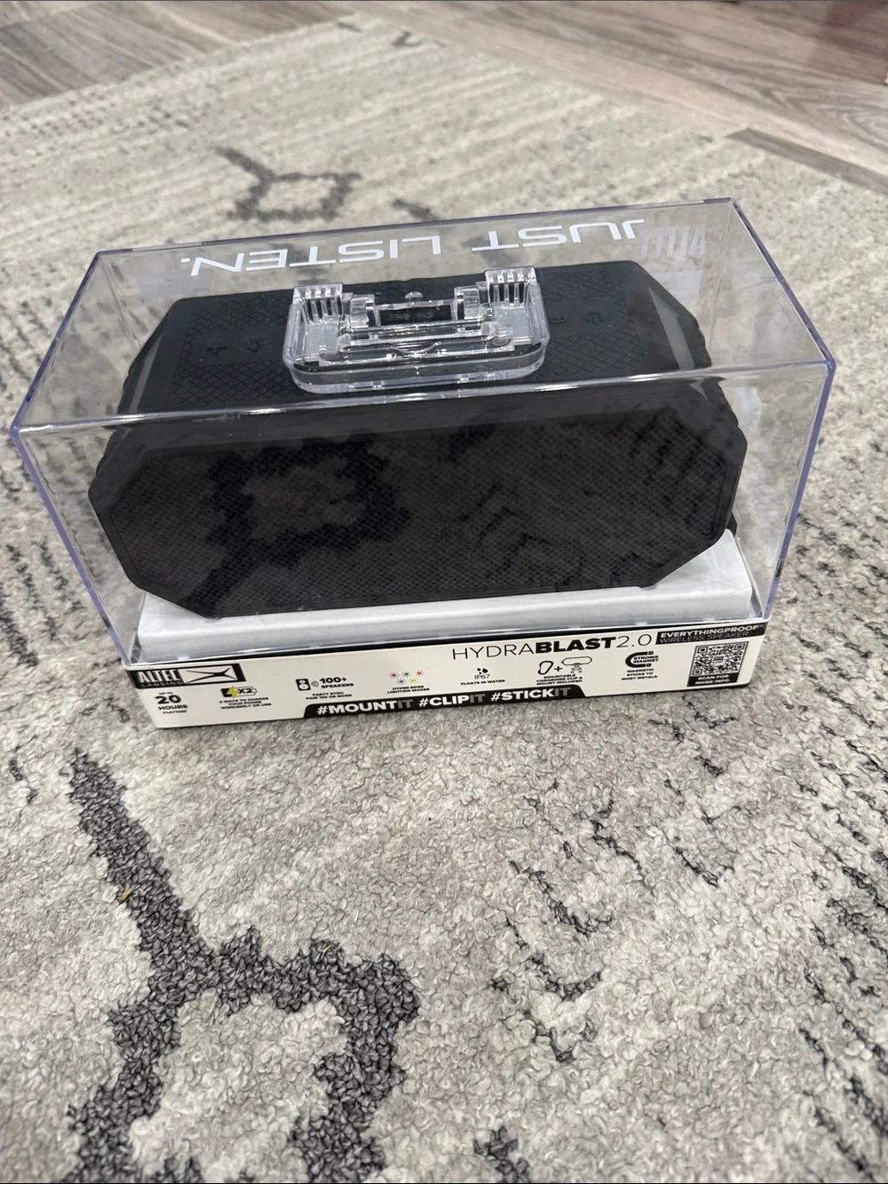 2.0 Waterproof Portable Speaker - Black